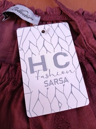 Vestido boho ciruela bordado Talla Única
