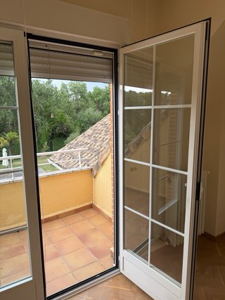 Ventana Balconera Aluminio Blanco Climalit
