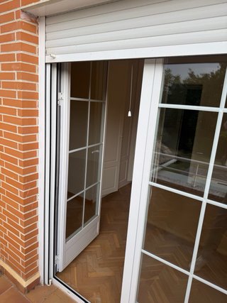 Ventana Balconera Aluminio Blanco Climalit