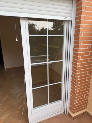 Ventana Balconera Aluminio Blanco Climalit