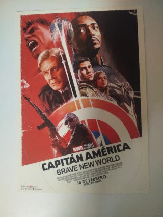 Póster Capitán América Brave New World