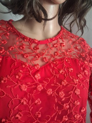 Vestido rojo marca maru
