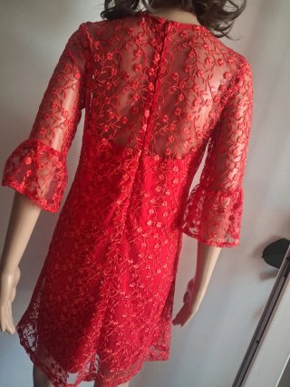 Vestido rojo marca maru
