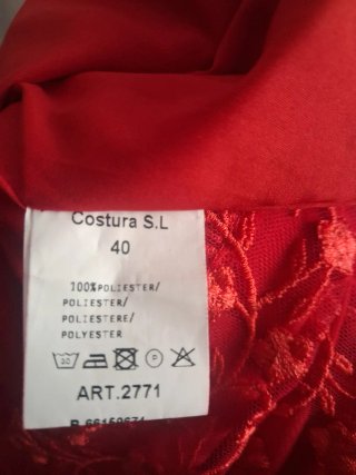 Vestido rojo marca maru
