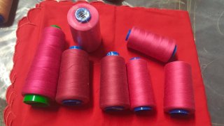 Conos de Hilo para Coser tonos rosa