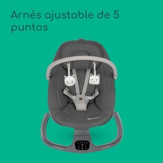 Hamaca eléctrica bebé oscilante con música
