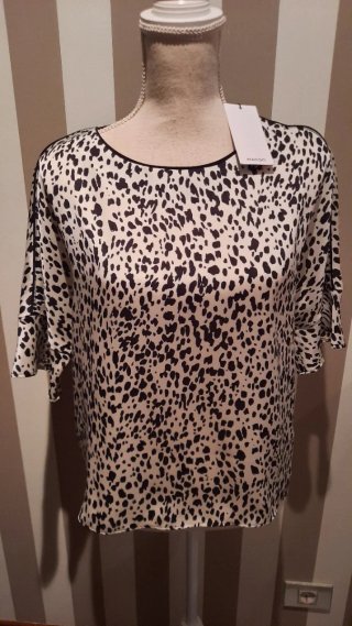 Blusa Mango Estampada Animal Print