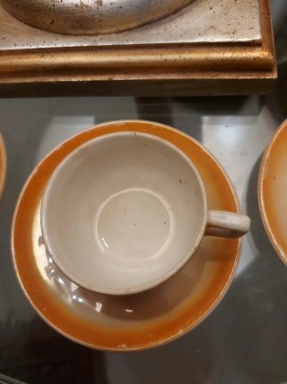 3 Tazzine Vintage Richard Ginori Anni 40