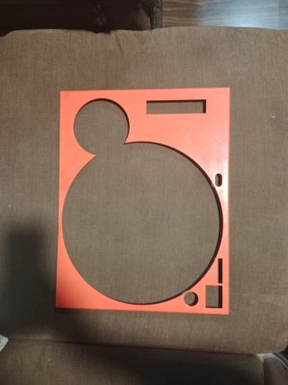 Protector metal Technics SL1200/1210 Naranja