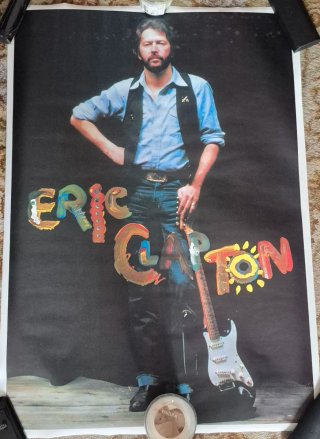 Póster Eric Clapton Guitarra - Papel alto gramaje