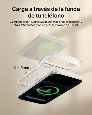 Belkin Powerbank Inalámbrico Carga Rápida 5000mAh