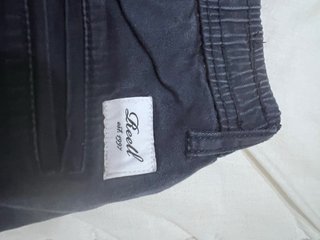 Reell Pantalones Negros Talla S Color Navy Blue
