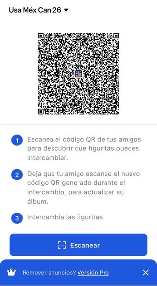 Intercambio cromos Mundial 2026