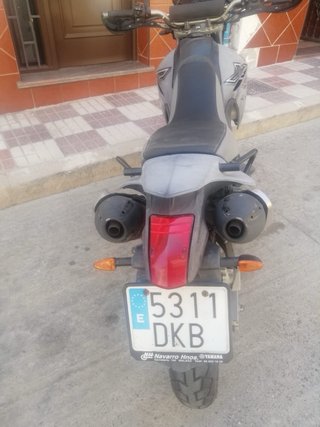 Yamaha XT660R gris/plata