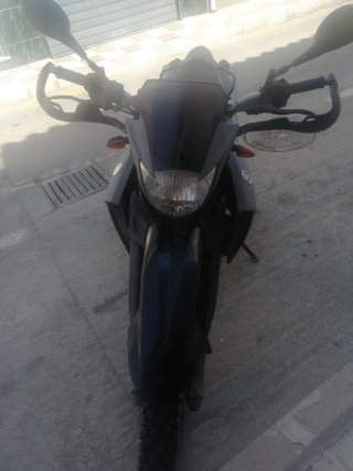 Yamaha XT660R gris/plata