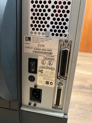 Impresora de etiquetas Zebra Z4M Industrial