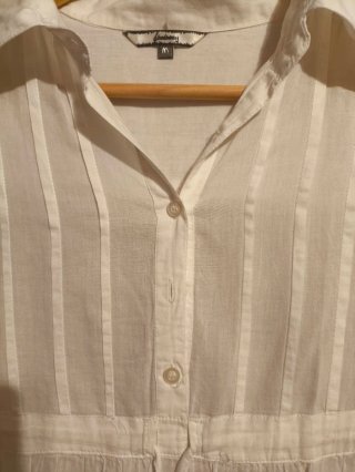 Camisa Stradivarius Talla M Blanca