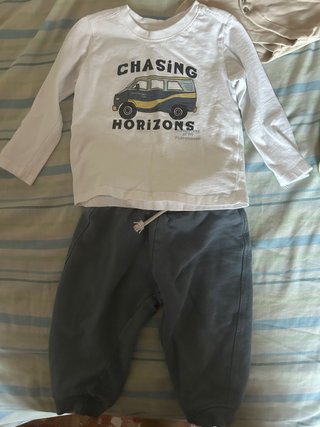 Conjunto niño camiseta y pantalón