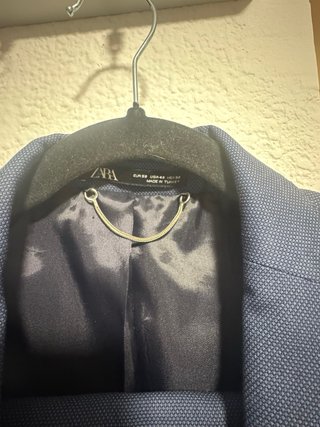 Traje Zara azul