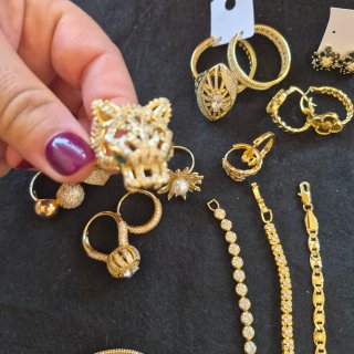 Combo Oro Laminado 14k