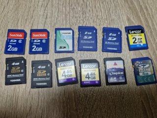 Lote Tarjetas Memoria SD