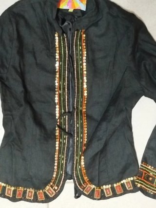 Giacca etnica lino vintage