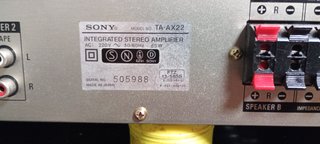 Amplificatore Sony TA-AX22