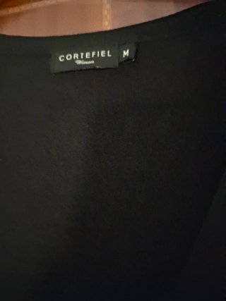 Chaqueta de punto Cortefiel negra talla M