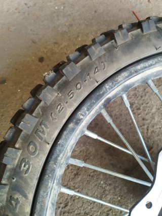 Rueda Delantera Pit Bike 14