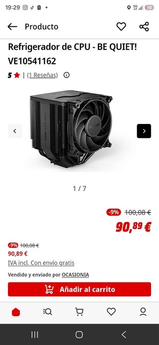 Refrigerador CPU be quiet! Dark Rock 5