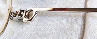 GAFAS VINTAGE CARTIER TANK LC PLATINO