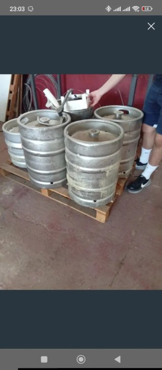 Barriles acero inoxidable 50L
