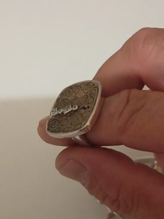 Lote Joyas Vintage Corazón y Flor y anillo artesan