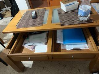 Muebles de salón/comedor madera roble-anaranjado
