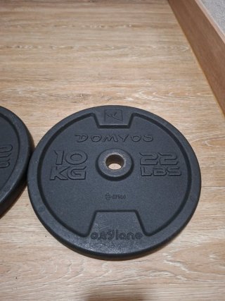 2 Discos de Pesas 10kg.