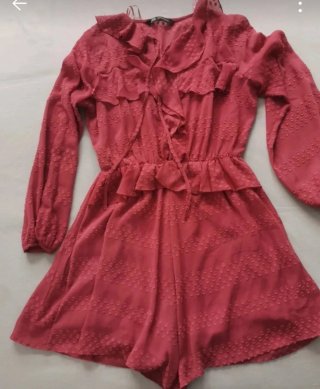Mono Zara Rojo Talla XS