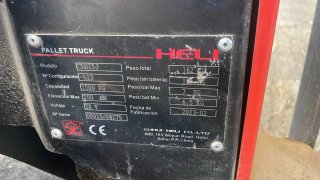 Transpaleta Eléctrica HELI como nueva
