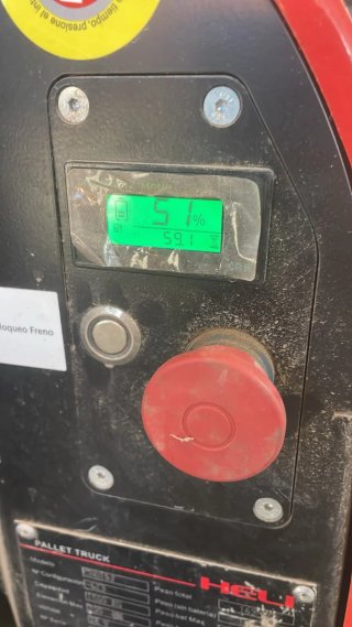 Transpaleta Eléctrica HELI como nueva