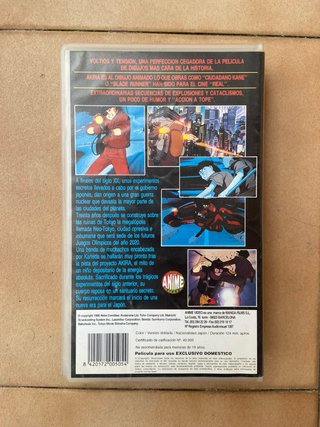 Película VHS AKIRA (Español)