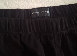 Pantalón negro fluido