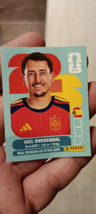 Cromo Mikel Oyarzabal Mundial 2026 Panini
