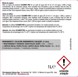 Cleaner Pro detergente concentrado pavimentos