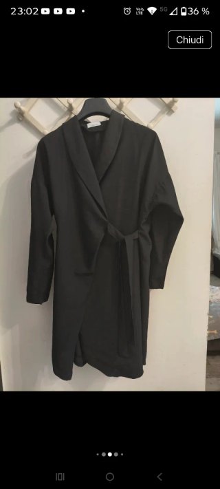 Abito cardigan Soho nero