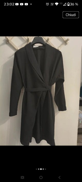 Abito cardigan Soho nero