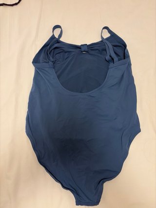 Bañador premamá azul