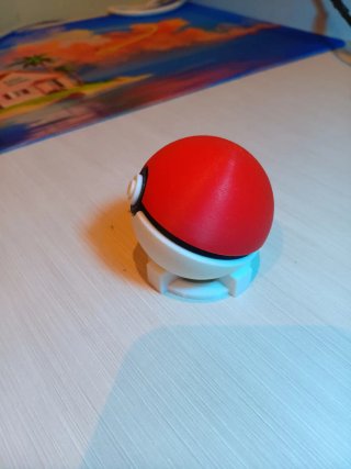 Poké Ball antiestrés con botón clicky