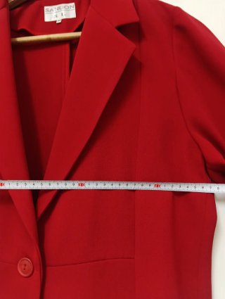 Americana SANGON manga 3/4 roja T.46 Perfecta