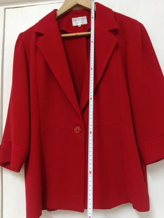 Americana SANGON manga 3/4 roja T.46 Perfecta