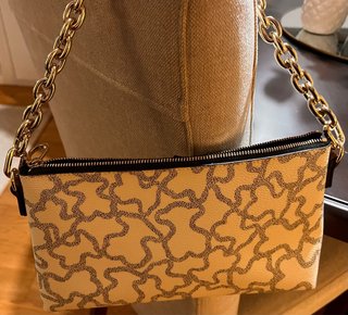 Bolso Cartera Tous Cadena Beige