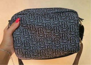 Bandolera Burberry Hombre Negra
